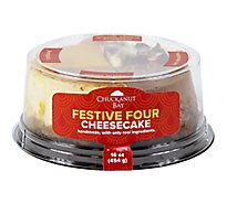 Chuckanut Bay Cake Cheesecake 5 Inch Festive Four - 16 Oz