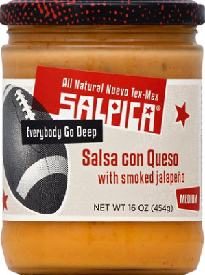 Salpica Salsa Salsa Con Queso Medium Jar - 16 Oz - Image 2