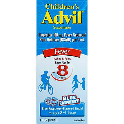 Advil Child Blu Raspbry 4 Oz - 4 Oz - Image 2