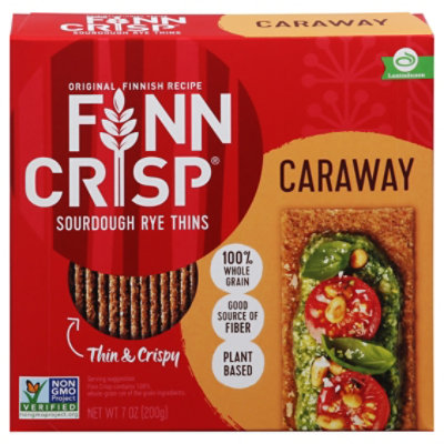 Finn Crisp Caraway Sourdough Rye Thins - 7 Oz - Image 3