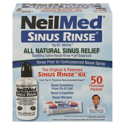 NeilMed SINUS RINSE Saline Nasal Kit