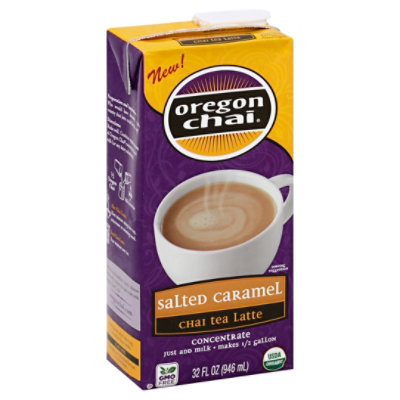 Oregon Chai Chai Tea Latte Salted Caramel - 32 Fl. Oz. - Image 1