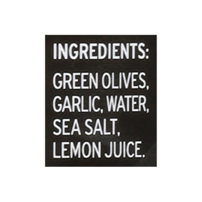 GAEA Cat Coras Kitchen Olives Green Pitted Stuffed with Garlic - 10.4 Oz - Image 5