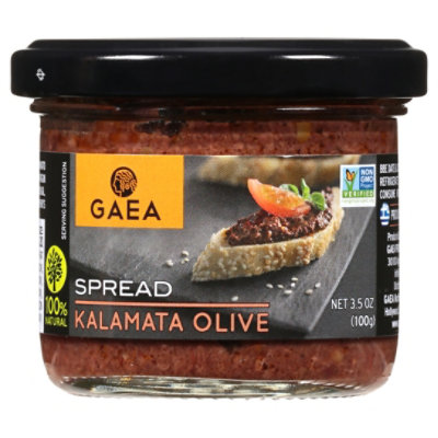 GAEA Cat Coras Kitchen Olives Kalamata Tapenade with Sundried Tomato - 3.5 Fl. Oz.