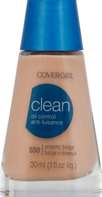 COVERGIRL Clean Liquid Foundation Oil Control Creamy Beige 550 - 1 Fl. Oz. - Image 2