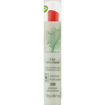 COVERGIRL Natureluxe Gloss Balm Coral 230 - 0.067 Oz - Image 2