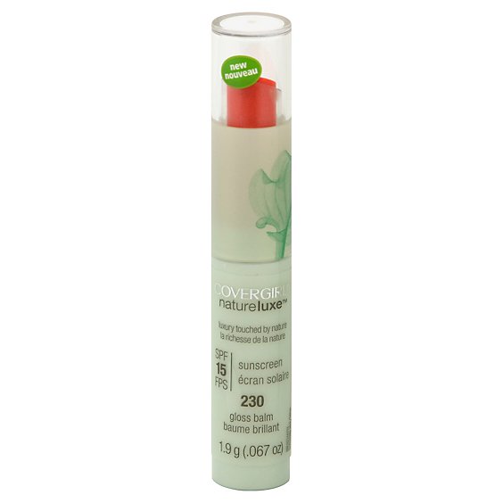 COVERGIRL Natureluxe Gloss Balm Coral 230 - 0.067 Oz