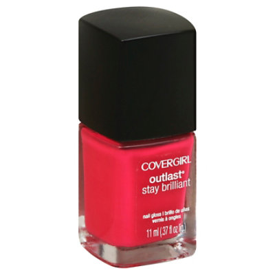 COVERGIRL Outlast Stay Brilliant Nail Gloss Tickled Pink 165 - 0.37 Fl. Oz. - Image 1