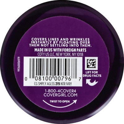 COVERGIRL + Olay Simply Ageless Foundation + Sunscreen SPF 22 Natural Ivory 215 - 0.4 Oz - Image 3