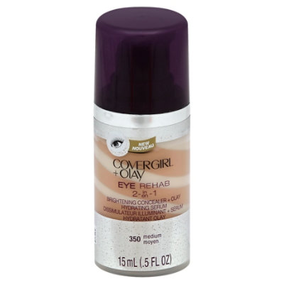 COVERGIRL + Olay Eye Rehab Concealer + Hydrating Serum 2 in 1 Medium 350 - 0.5 Fl. Oz.