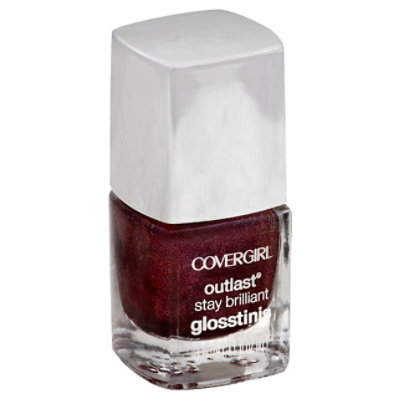 COVERGIRL Outlast Stay Brilliant Glosstinis Nail Polish Pyro Pink 620 - 0.11 Fl. Oz. - Image 1