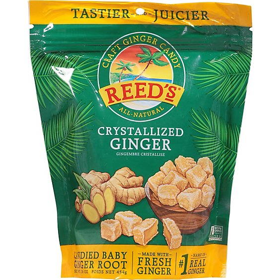 Reeds Candy Ginger Crystlzd - 16.0 Oz