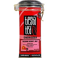 Tiesta Tea Energizer Black Tea Passion Berry Jolt Can - 4 Oz - Image 2