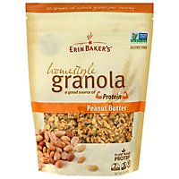 Erin Bakers Granola Homestyle Peanut Butter - 12 Oz - Image 1