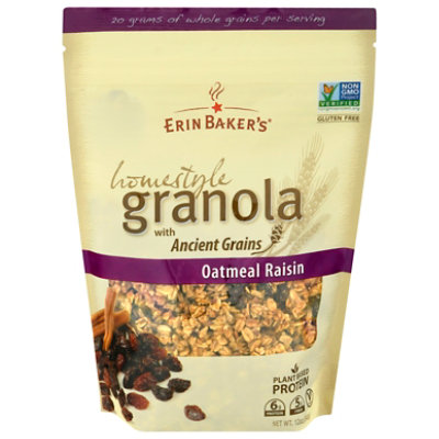 Erin Bakers Granola Homestyle Oatmeal Raisin - 12 Oz - Image 3