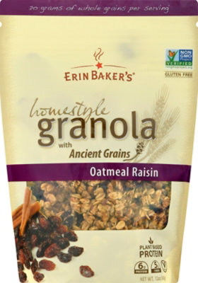 Erin Bakers Granola Homestyle Oatmeal Raisin - 12 Oz - Image 2