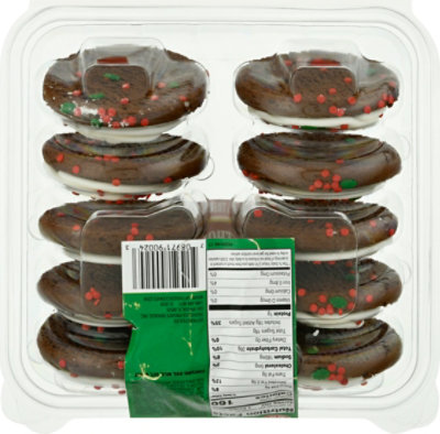 Cookie Frosted White Chocolate Holiday - Each - Image 5