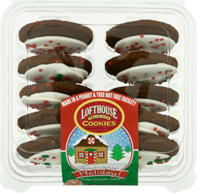 Cookie Frosted White Chocolate Holiday - Each - Image 1