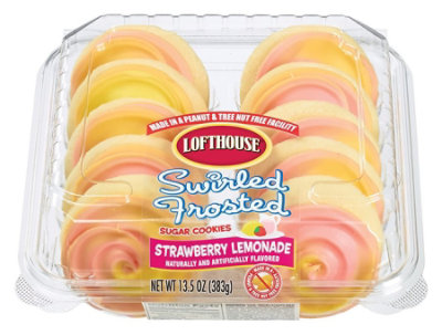 Lofthouse Cookie Lemonade Swirl Strawberry - Each