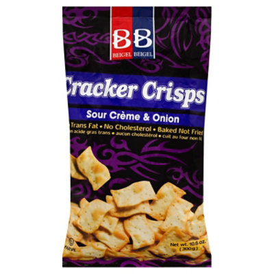 Bronner Bros. Nish Nosh Sour Cream Oinion Crackers - 10.6 Oz - Image 1