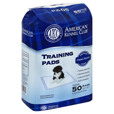 American Kennel Club Training Pads Fresh Scent Wrapper - 50 Count - Randalls