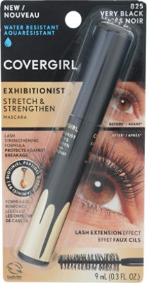 COVERGIRL Exhibitionist Stretch and Strengthen Very Black Mascara - 0.3 Fl. Oz. - Image 2