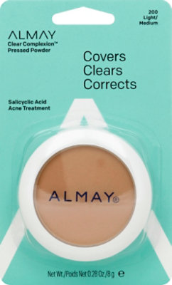 Almay Pressed Powder Clear Complexion Light/Medium 200 - 0.35 Oz - Image 2