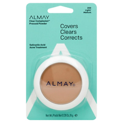 Almay Pressed Powder Clear Complexion Light/Medium 200 - 0.35 Oz - Image 1