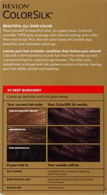 Revlon ColorSilk Beautiful Color Hair Color Deep Burgundy 34 - Each - Image 3