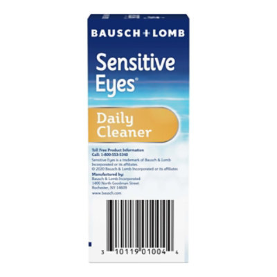 Sensitive Eyes Contact Lens Solution for Cleaning Soft Contacts Daily Lens Cleaner - 1 Fl. Oz. - Image 5