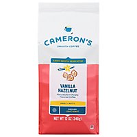 Camerons Coffee Coffee Handcrafted Ground Beans Vanilla Hazelnut - 12 Oz - Image 2
