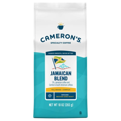 Camerons Coffee Handcrafted Ground Beans Jamaica Blue Mountain Blend - 10 Oz - Image 2