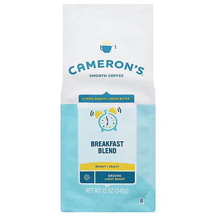Camerons Coffee Ground Light Roast Breakfast Blend - 12 Oz - Image 3