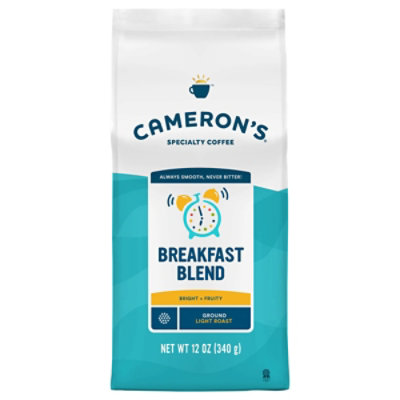 Camerons Coffee Ground Light Roast Breakfast Blend - 12 Oz - Image 2