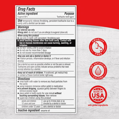 Red Crss Toothache Medication 3.7 Ml - 3.7 Ml - Image 8