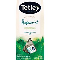 Tetley Herbal Infusion Refreshing Peppermint - 18 Count - Image 1