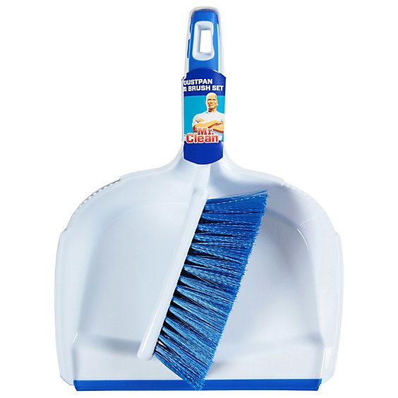 Mr. Clean Dust Pan & Brush - Each