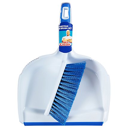 Mr. Clean Dust Pan & Brush - Each - Image 1