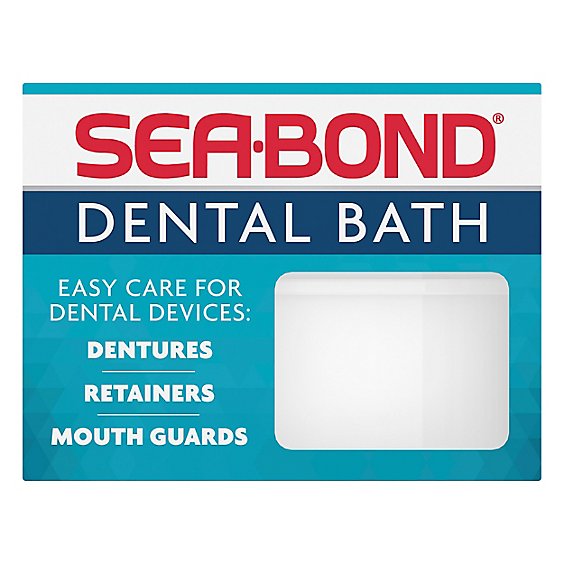 Sea Bond Denture Bath - 1 Each - Jewel-Osco