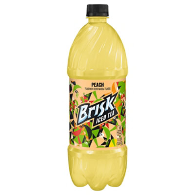 Brisk Iced Tea Peach Flavor - 1 Liter - Image 3
