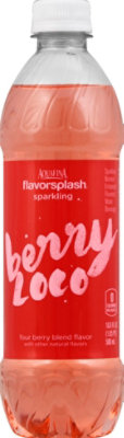 AQUAFINA flavorsplash sparkling water berry loco four berry blend - 16.9 Fl. Oz. - Image 2