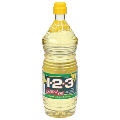 1-2-3 Canola Oil Pure - 33.8 Fl. Oz. - Image 3