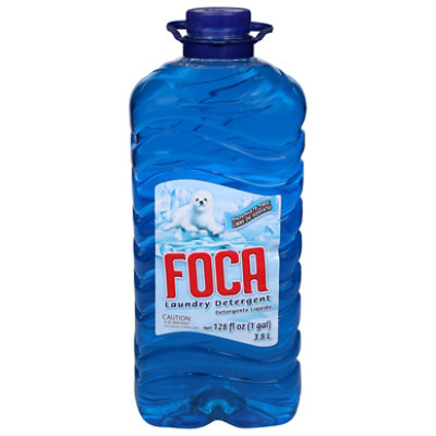 Foca Laundry Detergent Liquid Bottle - 128 Fl. Oz. - Image 3