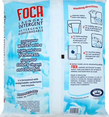 Foca Laundry Detergent Bag - 176.36 Oz - Image 4