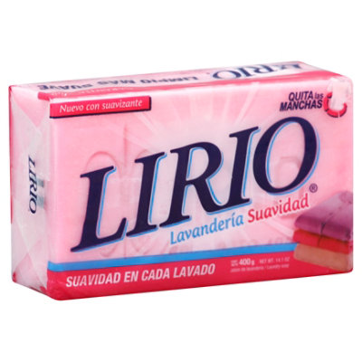 Lirio Laundry Bar Soap Rosa 14.1 Oz Albertsons