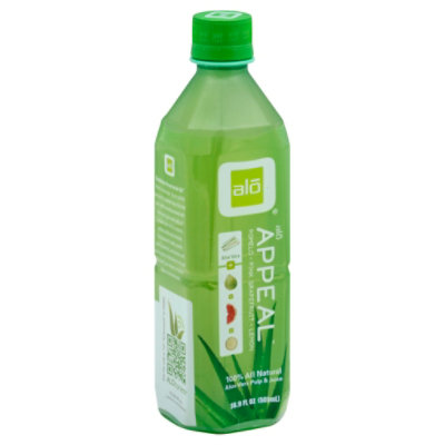 alo EXPOSED Aloe Vera Juice Drink Original + Honey - 16.9 Fl. Oz. - haggen
