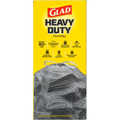 Glad Drawstring Forceflex Trash 30 Gal - 25 Count - Image 2