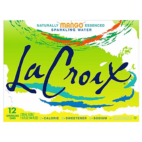 LaCroix Sparkling Water Core Mango 12 Count - 12 Oz