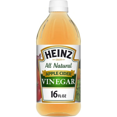 Heinz All Natural Apple Cider Vinegar with 5% Acidity - 16 Fl. Oz. - Image 1