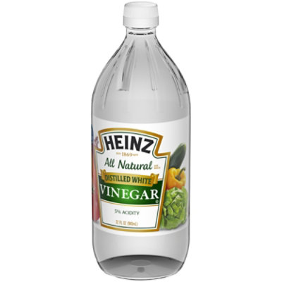 Heinz All Natural Distilled White Vinegar 5% Acidity - 32 Fl. Oz. - Image 3
